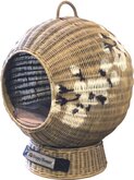 Happy-House Kattenhuis Globe Natural Living Riet - 45X55 CM