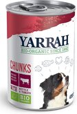 Yarrah Dog Blik Brokjes Vlees In Saus Met Brandnetel En Tomaat - 405 GR (12 stuks)