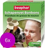 Beaphar Schapenvetbonbons Zeewier - Hondensnacks - 6 x Medium
