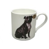 Koffie mok zwarte Stafford hond