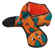 Invinc Snake - Hondenspeelgoed - 6 piepers - Oranje/Blauw