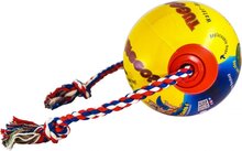 Tuggo Bal met Trektouw - Dierenspeelgoed - Rood - 18 cm