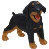 Rottweiler puppy beeldje staand 29 cm