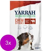 Yarrah Biologische Hondensnack Kauwstick - 3 St à 33 gr