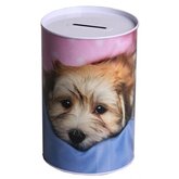 Spaarpot puppies 15 cm type 2