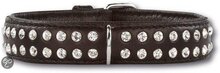 Doxtasy Halsband Hondenhalsband Swarovski Extreme Black 45 cm - 30 mm