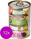 Stuzzy Blik Dog Monoprotein Adult 400 g - Hondenvoer - 12 x Geit