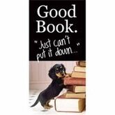 magnetische boekenlegger: good book - just can not put it down - hond