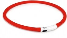 Veiligheidshalsband met USB rood 70cm