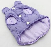 BODYWARMER LILA VOOR HONDEN - XXL ( rug lengte 42 cm, borst omvang 60 cm, nek omvang 40 cm )