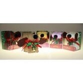 Handdoekje Hondje Kerst set van 5 stuks