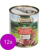 Stuzzy Blik Dog Monoprotein Adult 800 g - Hondenvoer - 12 x Rund