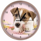 Roze hondenklok Jack Russel