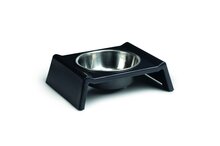 Beeztees Voerbak Delish 160ml Antraciet - Hondenvoerbak - 17x14x5 cm