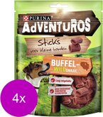Adventuros Mini Sticks - Hondensnacks - 4 x 90 g