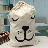 Speelgoedzak - Stevige opbergtas voor speelgoed - Opbergzak voor de kinderkamer - Speelgoedtas met print - Slapende hond - DisQounts
