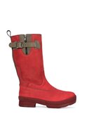 Outdoorlaarzen voor dames gevet leer Adisa Rood
