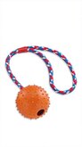 Nobby - rubber bal met touw mix