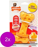 Nylabone Durachew Cheese Bone Geel - Hondenspeelgoed - 2 x Wolf Tot 15kg