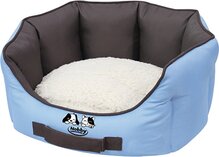 Nobby - Hondenmand - Basma - Comfortbed - met rand - Blauw - 55 X 50 X 21 CM