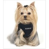 Puppia Soft Vest Harness Zwart hondentuig M