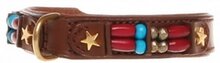 Hondenhalsband Brown Fox    30 cm x 15 mm