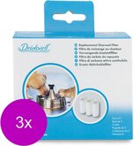 Drinkwell Vervangende Koolstoffilter - Hondendrinkbak - 3 x per stuk