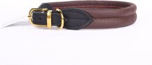 Dog's Companion Leren Halsband - 37-42 cm x 25 mm - Bruin