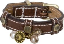 Happy-House Halsband Fashion - Small - 33-39 cm - Bruin