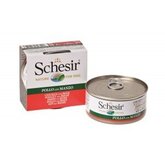 Schesir Kip met Rund Hondenvoer 1 tray (10 blikken)