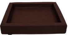 MaxxNobel - Hondenmand - Leer/Leatherlook - XL - 100 x 80 cm - Chocolade
