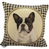 Mars & More Hond Pied de Poule Franse Bulldog - Sierkussen - 45x45 cm - Multi