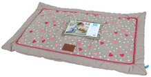 Lief! Benchkussen Girls - Beige/Roze - M: 88 x 55 cm