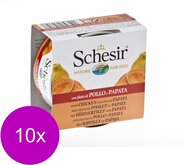 Schesir Adult Hondenvoer - Kip & Papaya - 10 St à 150 gr