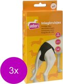 Adori Inlegkruis Hondenbroek Wit - Hondenloopsheid - 3 x Medium/Large