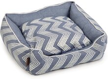 Beeztees Zigzag - Hondenmand - Blauw - 65x60x20 cm