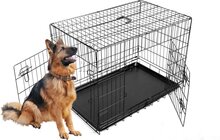 PETSTORE hondenbench - XL -107 x 69 x 76 cm - Zwart - Extra Strong + Tussenschot