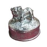Dieren Mini - Urn Hond Engelse Bulldog Urnen Honden van Tin