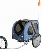 Topmast Hondenfietskar - Fietskar -Hondenaanhanger Medium  Blauw