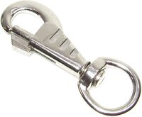 Musketon haak 8,5 cm 85mm zilver kleurig voor hondenriem - halstertouw - longeerlijn enz