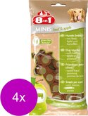 8in1 Minis 100 g - Hondensnacks - 4 x Rund&Appel
