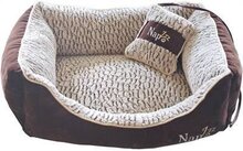 Nap'z divan met kussen bruin 80x60 cm
