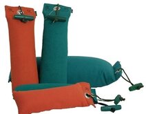 Canvas junior dummy met grip oranje drijft _250 gr