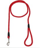 Rosewood Hondenriem Touw Rood / Zwart - 162 CM