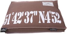 Lex & max nummer 51-42 hondenkussen boxbed  90x65x9cm taupe