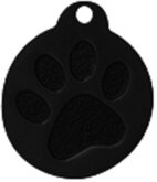 Rond Paw Klein Zwart