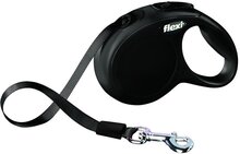 Flexi New Classic 3 meter tape xs 1 ST - Riem - 300cm - Zwart