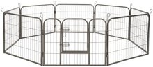 TecTake - 8-hoekige puppyren 60 cm hoog - Ø ca. 190 cm - 402502