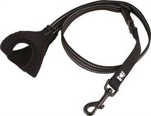 Hurtta joggin lijn voor hond zwart 2x105-108 cm