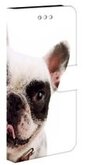 Wiko Rainbow 4G Boekhoesje Hond met Opbergvakjes